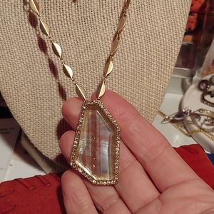 Sand + Sky long pendant necklace